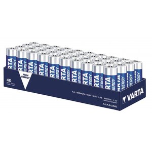 Piles alcalines AA 1.5 V High Energy 4-Shrink Pack