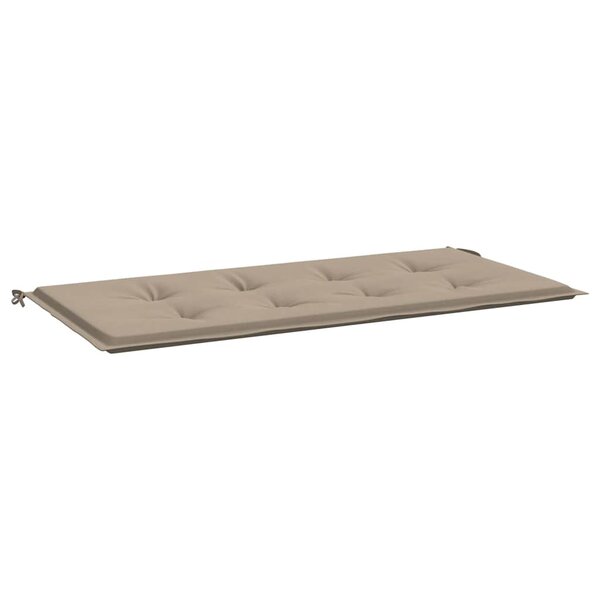 vidaXL Coussin de banc de jardin taupe 100x50x4 cm tissu oxford