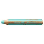 Crayon multi-talents woody 3en1  rond  bleu pastel STABILO