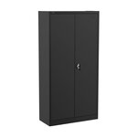 Armoire bureau verrouillable 40 x 90 x 180 cm acier noir 14_0006036
