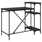 vidaXL Bureau Chêne noir 105 x 50 x 90 cm Bois d'ingénierie