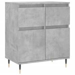 vidaXL Buffet Gris béton 60x35x70 cm Bois d'ingénierie