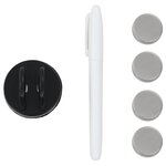 Tableau magnétique panneau écriture école maison bureau mural verre 40 x 40 cm noir 02_0045501