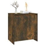 vidaXL Buffet Chêne fumé 70x41x75 cm Bois d'ingénierie