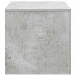 vidaXL Tables d'appoint 3 Pièces Gris béton Bois d’ingénierie