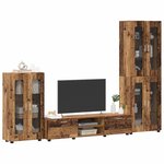 vidaXL Ensemble meuble TV FLORIN Bois ancien Bois d'ingénierie