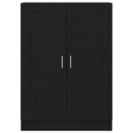 vidaXL Bibliothèque Chêne noir 82 5 x 30 5 x 115 cm Bois d'ingénierie