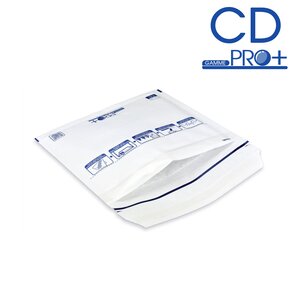 Lot de 10 enveloppes à bulles pro+ blanches cd format 145x175 mm