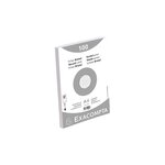 Paquet 100 Fiches Sous Film - Bristol Quadrillé 5x5 Non Perforé 210x297mm - Blanc - X 10 - Exacompta