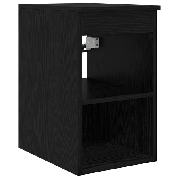 vidaXL Meuble de Salle de Bain In-between Chêne noir 30 x 35 x 50 cm