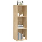 Vidaxl bibliothèque/meuble tv chêne sonoma 36 x 30 x 114 cm aggloméré