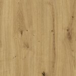 FMD Table basse avec étagère Gris Matera et chêne artisanal