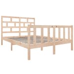 vidaXL Cadre de lit sans matelas bois de pin massif