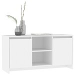 vidaXL Meuble TV Blanc 102x37 5x52 5 cm Bois d'ingénierie