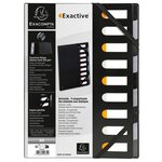 Trieur Harmonika, PP, 9 compartiments, noir EXACOMPTA
