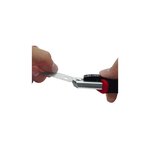 cutter professionnel Auto-Load  lame: 18 mm  noir/rouge WEDO