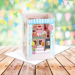 Carte pop up 3d - pâtisseries - draeger paris