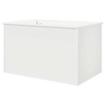 vidaXL Maison pour chat Blanc 85 x 55 x 53 5 cm Bois d'ingénierie