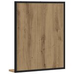 vidaXL Miroir de salle de bain chêne artisanal 50 x 12 x 60 cm