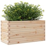 vidaXL Jardinière 90x40x46 cm bois de pin massif