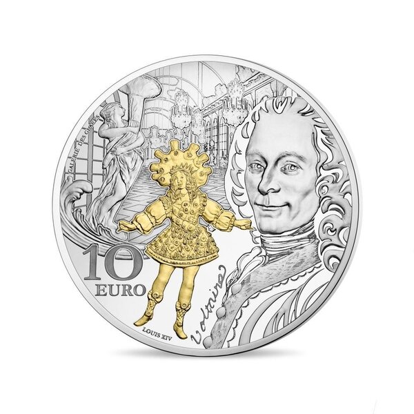 Pièce de monnaie 10 euro France 2018 argent BE – Europa (baroque et rococo)
