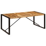 vidaXL Table de salle à manger 200x100x75 cm Bois de manguier solide