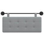 vidaXL Tête de lit suspendue Tissu