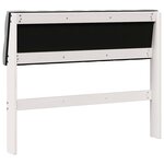 vidaXL Tête de lit capitonnée Gris clair 100 cm Pin massif