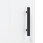 vidaXL Meuble TV blanc brillant 150x30x50 cm bois d'ingénierie