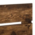 vidaXL Tête de lit Chêne fumé 100 cm Bois d'ingénierie