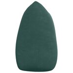 vidaXL Coussin de Dos Vert foncé 140 x 24 x 50 cm Velours