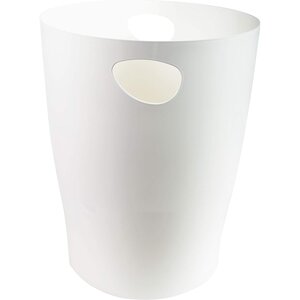 Corbeille à papier ECOBIN Office 15L blanc x 8 EXACOMPTA