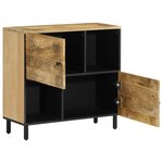 vidaXL Armoire latérale 80x33x75 cm bois massif de manguier