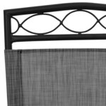 vidaXL Chaises de jardin pliables lot de 2 en acier et textilène