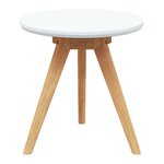 vidaXL Table basse Marron 50 x 50 x 46 cm Bois massif de noyer