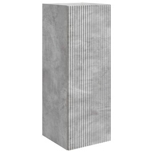 vidaXL Armoire Murale 33 x 34 5 x 90 cm Bois d'ingénierie Gris béton