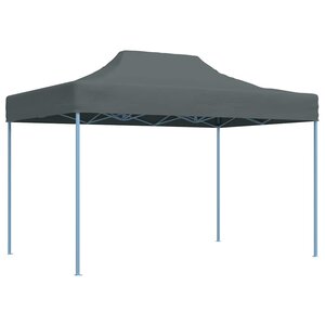 vidaXL Tente de réception pliable 3x4 m Acier Anthracite