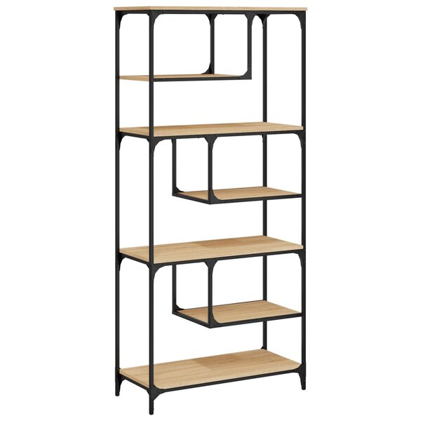 vidaXL Bibliothèque chêne sonoma 81x36x176 cm bois d'ingénierie