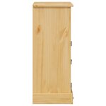 vidaXL Armoire de salle de bain Corona 70x33x80 cm bois de pin massif