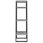 vidaXL Étagère de rangement gris béton 60x30x105 cm bois d'ingénierie