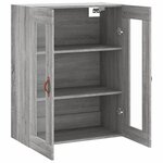 vidaXL Armoire murale sonoma gris 69 5x34x90 cm