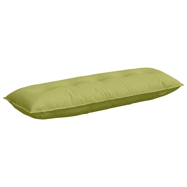 vidaXL Coussin de Dos Vert clair 140 x 19 x 50 cm tissu