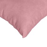 vidaXL Coussins de canapé 2 Pièces Rose 80 x 40 cm