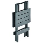 vidaXL Table pliable de jardin vert 45x43x50 cm plastique