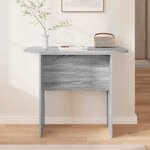 vidaXL Table console Gris Sonoma 93 x 40 x 75 cm Bois d'ingénierie