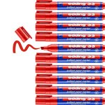 Marqueur papier encre brillante 33 rouge 1-5 mm x 10 EDDING