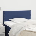 vidaXL Tête de lit Bleu 80x5x78/88 cm Tissu