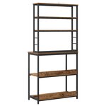 vidaXL Étagère de cuisine Bois Ancien 80 x 40 x 168 cm