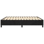 vidaXL Cadre de lit sans matelas noir 200x200 cm velours