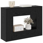 vidaXL Chêne Noir 101 x 30 x 74 cm